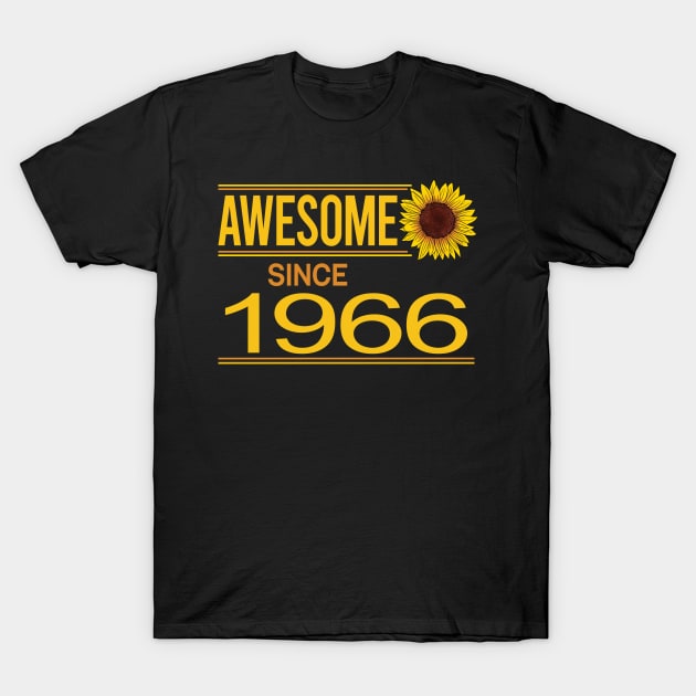 Vintage Sunflower 1966 T-Shirt by rosenbaumquinton52